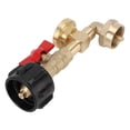 thumbnail image 1 of Adaptador De Recarga De Gas, Adaptador De Codo De Recarga De Gas Recarga Rápida Sellado Portátil Con Válvula Para Botellas De 1 Libra, 1 of 7