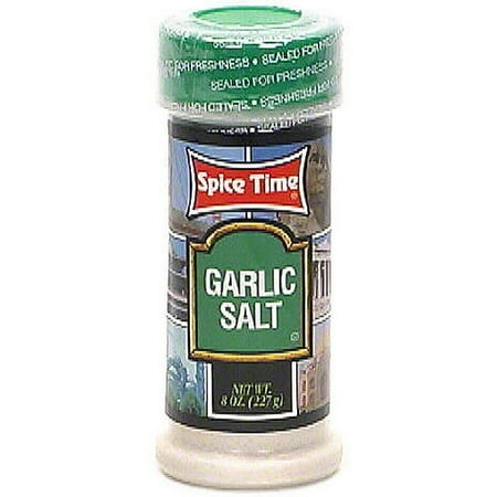 Spice Time Garlic Salt, 8 oz (Pack of 12)