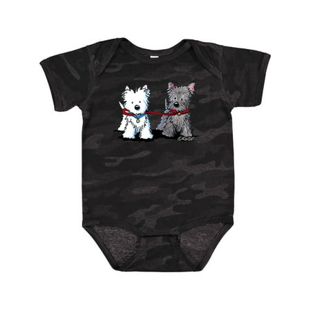 

Inktastic Walking Buddies Gift Baby Boy or Baby Girl Bodysuit