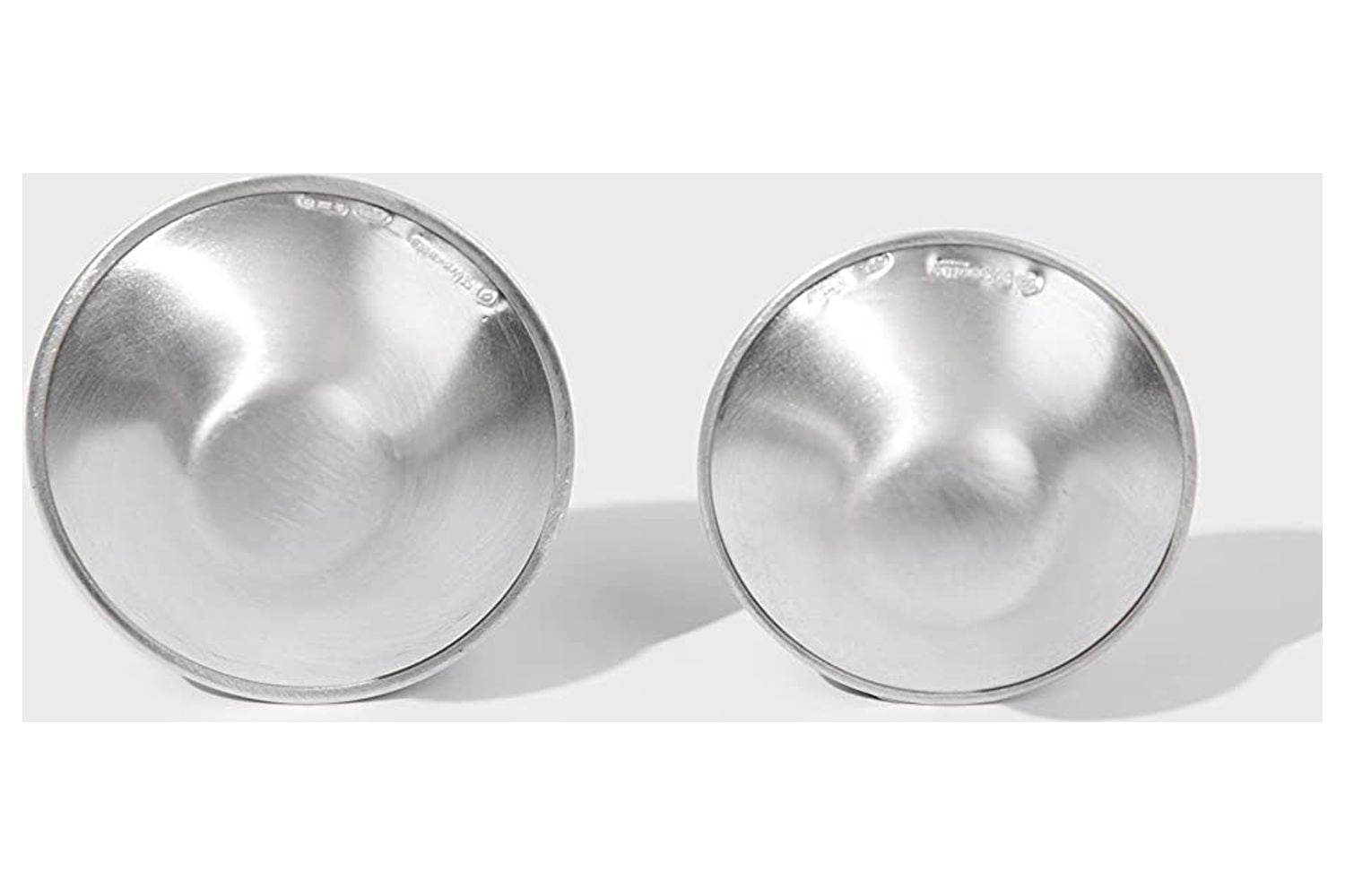 Silver Nursing Cups, %100 Silver Nurse Cups, Nipple Soother, Nipple Shield,  Cracked Nipple Healer, New Mum Gift, 2 Pieces XL 