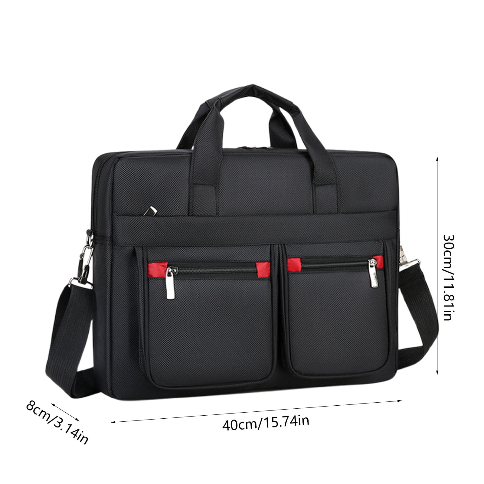 Ersvoioy Large Briefcases for Men Tote Bag Laptop Case Work Bags office Messenger Bag Handbags Sports Travel Chest Rucksacks Shoulder Crossbody Rucksacks Bag with Multiple Pockets