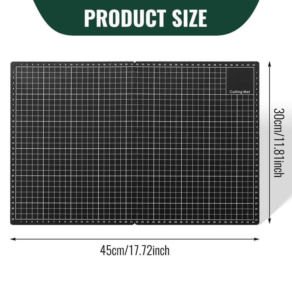 Giaone 2Pieces Waterproof Foldable Rotating Cutting Mat Folding Work Mat Suitable for Jewelry Craft Applications