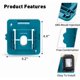 thumbnail image 3 of Soporte de Batería de 1/5 Uds para Makita 18V Soporte de Almacenamiento de Batería de Iones de Litio Soporte de Base de Pared para Makita BL1860 BL1850 BL1840 BL1830, 3 of 7
