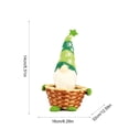 thumbnail image 3 of Eolstice Christmas Candy Basket, Faceless Gnome Doll Woven Small Treat Basket, Tabletop Centerpiece, Holiday Party Home Kitchen Decor, Gift, 3 of 6