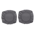 thumbnail image 3 of Funda de Asiento de Silla de Comedor Elástica de Poliéster Jacquard 2 Piezas Grey_L, 3 of 9