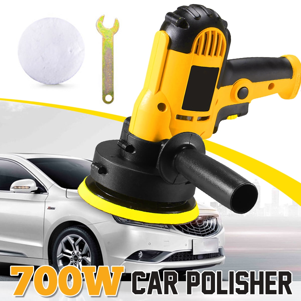 220V 700W Mini Car Polisher Buffer Kit Electric Polishing Machine
