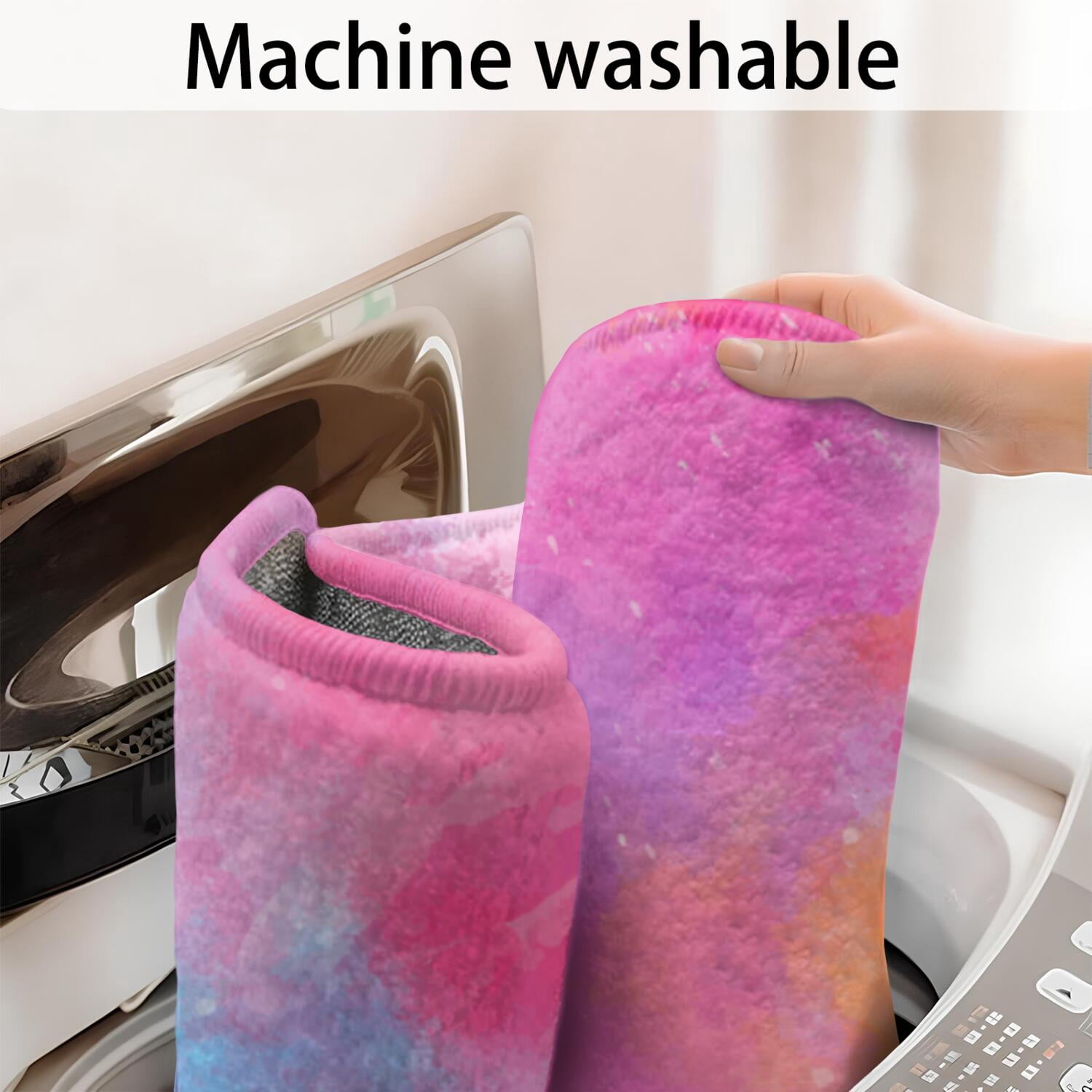 20x32 Inch Ultra Soft Faux Bath Mat Non Slip Absorbent Microfiber Bathroom Rug, Liquid & Marble Print
