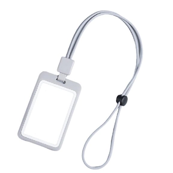 Identity Card Badge Holder Card Case with Retractable Badge Reel for Office