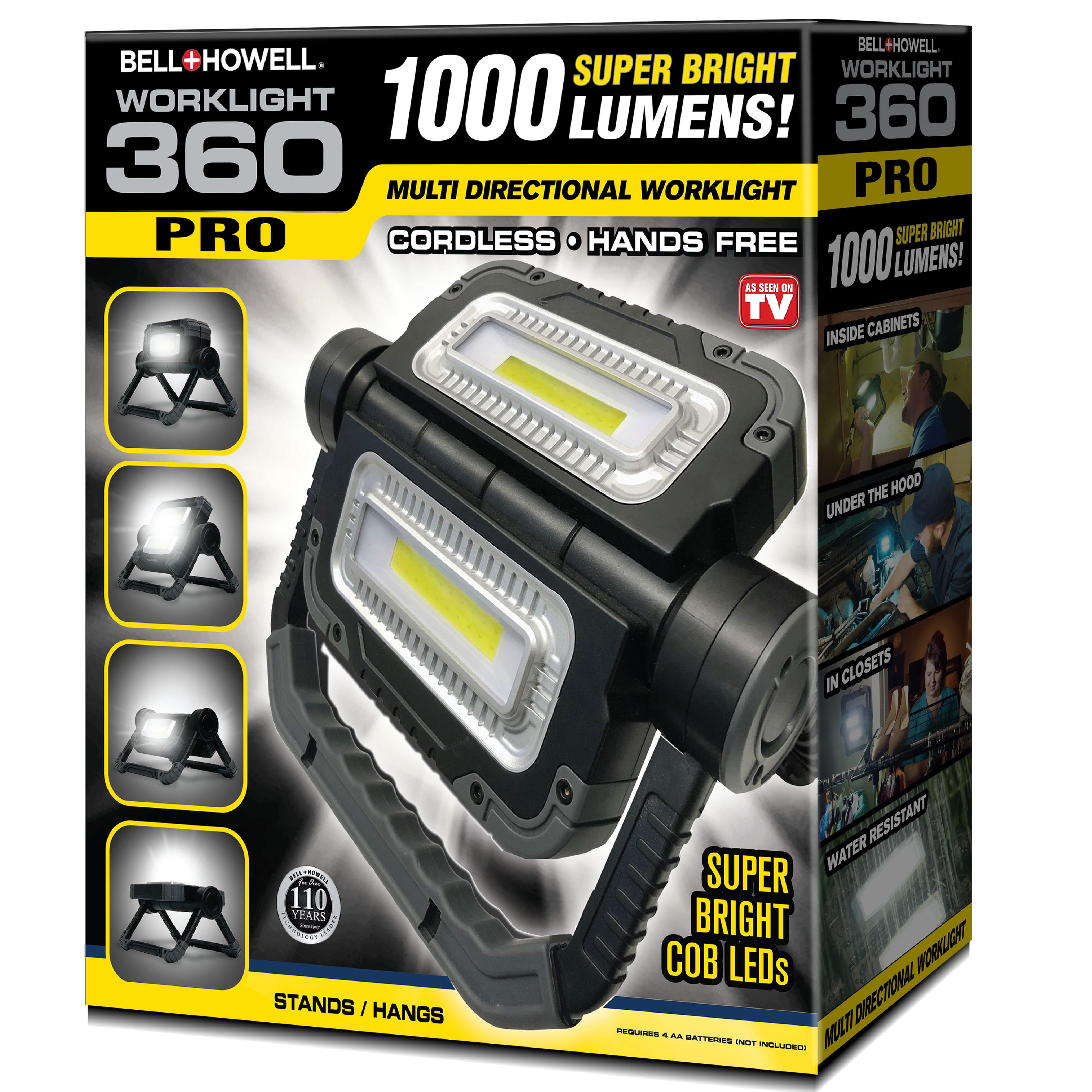 Bell + Howell Bionic Work Light 360 Pro, 1000 Lumens photo 1