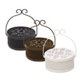 thumbnail image 2 of Quemador de bobina para mosquitos, soporte de incienso, estuche de jardín de sándalo anti escaldado hueco, accesorios portátiles de metal para el hogar Kearding JJ24244-03, 2 of 6