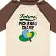 thumbnail image 4 of Inktastic Future Pickleball Champ Boys or Girls Long Sleeve Baby Bodysuit, 4 of 5
