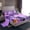Purple P, variant on Homewish Halloween ABC Print A Bed Sheets,Personalized Monogrammed Gifts Full Size Sheets,4 Pieces,1 Flat Sheet,1 Fitted Sheet and 2 Pillowcases