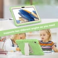 thumbnail image 3 of XYX Case for Samsung Galaxy Tab A8 10.5 inch (SM-X200/SM-X205), Dual Layer Slim Heavy Shockproof Rugged Protective Cover Case with Kickstand (Matcha Green), 3 of 7