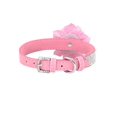 thumbnail image 3 of 1pc Rhinestone & Flower Decor Pet Collar For Dog For Outdoor, 3 of 4