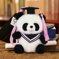 thumbnail image 2 of Cute Graduation Panda Bear Plush Toy 15cm Soft Stuffed Animal Keepsake for Graduation Gifts,Colour as Pictured, 2 of 6