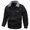 #Black, variant on DPTALR Men's Solid Color Long Sleeve Lapel Suede Lambskin Jacket with Buttons ,Zipper ,Pocket,Black,XXXXXL