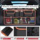 thumbnail image 5 of Organizador y almacenamiento de maletero de coche de gran capacidad, accesorios de almacenamiento para colgar en el asiento trasero, organizador de coche para SUV, MPV/camión (naranja), 5 of 7