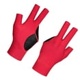thumbnail image 2 of Guante de billar de 3 dedos shamjiam rojo mano derecha guante deportivo, 2 of 8