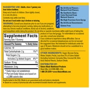 Nature Made Time Release Melatonin 3mg Gummies, 100% Drug Free Sleep Supplement, 60 Count
