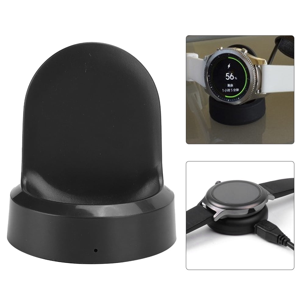 Fugacal Watch Charger For Samsung Watch Charging Base Smart Watch Wireless Charger Charging Base Dock For Samsung Gear S3 Classic S3 Frontier Walmart Com