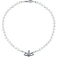 thumbnail image 1 of FENLDY Rhinestone Faux Saturn Pearl Collar Mujer Joyería, Fake Pearl Gargantilla Colgante Collar Hombres Charm Girls 2000 Joyería Mujer Boda Perla Cadena Cristal Gargantilla Ormromra WMZL-1670-2, 1 of 8