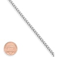 thumbnail image 2 of 925 Sterling Silver Italian Rolo Chain Link Bracelet 2.5mm, 2 of 6