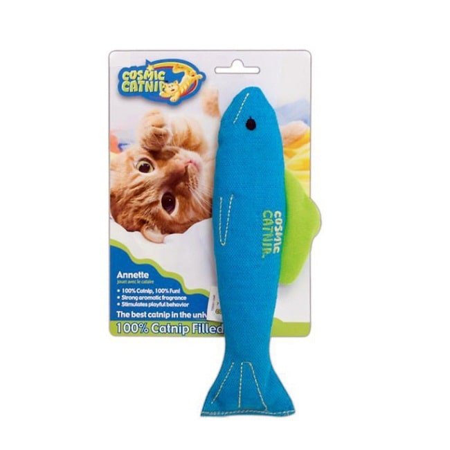 OurPets Cosmic Catnip Fish Cat Toy