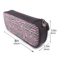 thumbnail image 3 of Picia Flamingos Pattern Large Capacity PU Leather Pencil Case Organizer Pen Marker Holder Double Zipper Storage Bag Big Pencil Pouch for College Office, 3 of 6