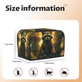 thumbnail image 5 of Fotbe Tree Meditating Raccoon for Two Slice Toaster Cover, Fingerprint Protector, Super Soft Appliance Cover And Dust Cover,Bread Dust Cover & Fingerprint Protection, 5 of 7