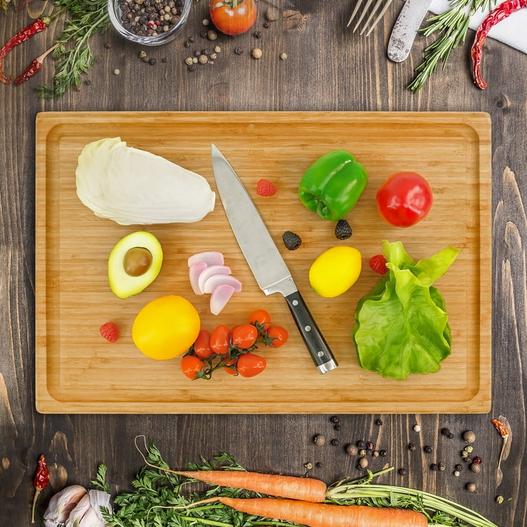 Tabla Para Picar Reforzada Cutting Board for Kitchen with Juice Groove Plastic  Chopping Board for Vegetables