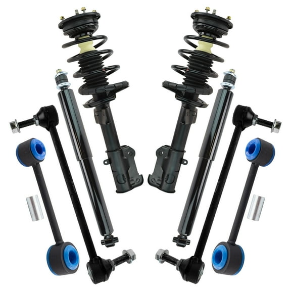 TRQ Front and Rear Suspension Kit Fits 2005-2010 Ford Mustang PSA48875