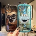 thumbnail image 2 of Quicksand Casing Huawei Nova 7i 5T 7 SE Y7P Y9S Mate 20 Pro Cute Cartoon Gloomy Bear Sesame Street Doraemon Crayon Shin-chan Stand High Quality Fine Hole Anti-fall Clear Airbag Soft Phone Case NKS 12, 2 of 4