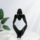 thumbnail image 3 of Estatua de pensador abstracto moderno, adorno artesanal de resina coleccionable, arte creativo Derecha izquierda, 3 of 9