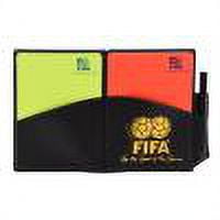 Tarjetas de árbitro de partido de fútbol deportivo, tarjetas rojas y amarillas, herramientas de registro, Kit de fútbol