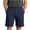 03# Dark Blue, variant on Men's Casual Shorts with Pockets Quick Dry Chino Cuffed Cargo Lightweight Cotton Relaxed Fit Summer Outdoor Travel S-2XL
