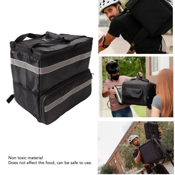 Mochila termica para entrega de alimentos gran capacidad con costuras precisas mochila termica con pelicula de aluminio capa expandible de 50 litros con 2 particiones para ANGGREK Otros Walmart en lin...