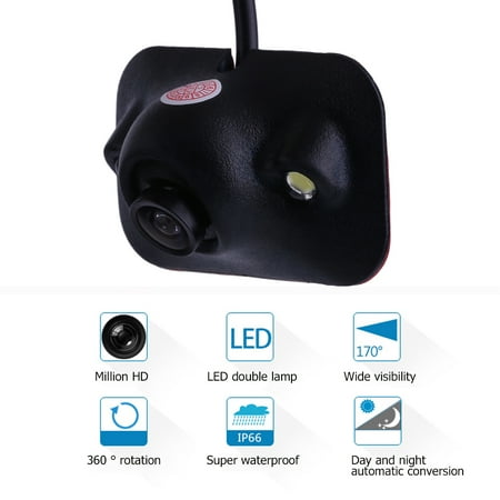 Universal Waterproof 170 Degree HD Car Reversing Camera Rear View Backup Night Vision Camera Auto Parking Assistance