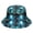 Halloween Scarecrow and Pumpkins at Night, variant on Halloween Candy Skull Black Pattern Bucket Hat, Beach Bucket Hat with Wide Brim & Breathable Fabric, Polyester Twill Gifts for Unisex Men Women