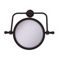 thumbnail image 2 of Allied Brass RDM-4/2X Retro Dot Collection Wall Mounted Swivel 8 Inch Diameter with 2X Magnification Make-Up Mirror, Antique Bronze, 2 of 3