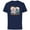 Navy, variant on Lilo & Stitch You’re My Fave - Short Sleeve Cotton T-Shirt for Adults - Customized-Royal Heather