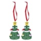 thumbnail image 3 of 2pcs Christmas Tree Pendant Resin Carved Hand Painted Decorative Christmas Hanging Ornament For Home 22 W245, 3 of 5