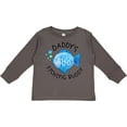 thumbnail image 3 of Inktastic Daddy's Fishing Buddy with Cute Blue Fish Boys or Girls Long Sleeve Toddler T-Shirt, 3 of 5