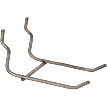 Pleated Peg - Part 853067 6 Zinc Plated Peg Dble Hook, by Hillman, Single Item, Great Value,