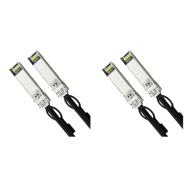 2X Cable 10G SFP+ , Cable Pasivo de Cobre de ConexióN Directa, 1 Metro Funciona para ,,, Switch