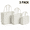 Off-White, variant on Women's Waterproof EVA Beach Tote Bag 3-Piece Set,Khaki.