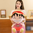 thumbnail image 3 of ZX One Piece Doll Anime Cojín Luffy Peluche Juguetes Niño Dibujos Animados Plushie Decoración Del Hogar Suave Bebé Dormir Regalo XZ, 3 of 4
