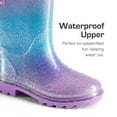 thumbnail image 2 of DREAM PAIRS Rain Boots Glitter Boys Girls with Easy-on Handles Sparkly Waterproof Boots Outdoor Playing Rain Boots Unisex-Child, 2 of 5