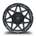 thumbnail image 2 of 20X10 8-165 OFF ROAD FT-4 SATIN BLACK/ MACHINE UNDERCUT -24/125.7, 2 of 2