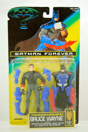 Batman Forever Transforming Bruce Wayne Kenner 1995 Action Figure for sale online 