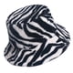 thumbnail image 4 of 1pc Felpa Bucket Hat Invierno Otoño Estilo Cebra Sombrero Caliente Pescador (Colores Surtidos), 4 of 5